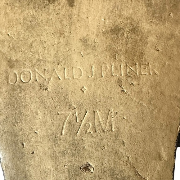 DONALD J PLINER DITO TOE POST MIXED MATERIAL WEDGE SANDALS SIZE 7.5 - Picture 11 of 12